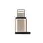 Адаптер Remax RA-USB2 Visual microUSB-Lightning Gold (6954851289814) - мініатюра 1