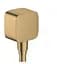 Шлангове під'єднання Hansgrohe FixFit E зі зворотнім клапаном Brushed Bronze 26457140, Бронза - мініатюра 1