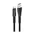 Дата кабель USB 2.0 AM to Micro 5P 1.0m zinc alloy + led black ColorWay (CW-CBUM035-BK) - мініатюра 3
