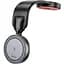 Автодержатель с беспроводной зарядкой Hoco HW29 Totem Ring Magnetic Wireless Black Metal Gray [140687] - миниатюра 1