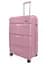 Валіза велика Milano bag 0307 поліпропілен Рожевий - мініатюра 2