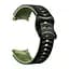 Ремешок для Samsung Galaxy Watch 4 Classic 46mm - черно-зелёный ширина крепления 20мм силикон Watchbands Scales (W19-8WB88151991) - миниатюра 2