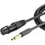 Аудио кабель Ugreen AV131 6.5 мм to Cannon Female AV Cable 3 м черный (20720) - миниатюра 1
