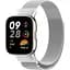 Ремінець DK для Xiaomi Redmi Watch 3 Metal Milanese Loop Magnetic (silver) - мініатюра 1