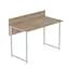 Компьютерный стол Ferrum-decor Скай 75x140x70 белый ДСП Дуб Артизан 32мм (FRD-101119) - миниатюра 1