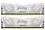 Модуль пам'яті Kingston Fury DDR5 32GB (2x16) 6400MHz Renegade Silver/White XMP (KF564C32RWK2-32) - мініатюра 1