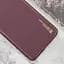 Шкіряний чохол Xshield для Xiaomi Redmi 13C / Poco C65 Бордовий / Plum Red - мініатюра 2