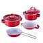 Дитячий набір посуду "Kitchenware" Bambi 620-B5(Red) каструля, пательня - мініатюра 1