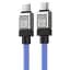 Кабель Baseus CoolPlay Series Fast Charging Cable Type-C to Type-C 100W 2m CAKW000303 Blue - миниатюра 3