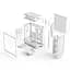 Корпус Fractal Design Meshify 3 RGB Tempered Glass без БЖ White (FD-C-MES3A-07) - мініатюра 6