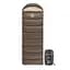 Спальник Naturehike U150 з капюшоном (NH20MSD07) +11°C - правий - коричневий - мініатюра 2