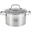 Каструля Krauff Charmant зі скляною кришкою 18 см 2.6 л сіра (26-238-028) - мініатюра 1