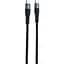 Кабель Proove Light Silicone USB-C to USB-C 60W 1m Black (CCLC60001101) [133318] - миниатюра 1