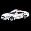 Машинка Uni-fortune Ford Mustang 2015 Ukrainian Police Car, 1:32, білий (554029P-UKR) - мініатюра 1