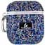 TPU чехол Bling World Rock Diamond для наушников AirPods 1/2 Синий - миниатюра 1