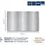 Килимок для ванної Kela Ombre 80x50x3.7 см морозно-блакитний (23569) - мініатюра 3
