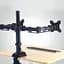 Настольное крепление кронтшейн для двух мониторов VESA держатель UKC Desk Mount 9629 17-33 - миниатюра 6