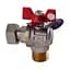 Кран кульовий кутовий з американкою Solomon 1/2″ ПОСИЛЕННИЙ B1043 - мініатюра 2