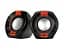 Колонки 2.0 REAL-EL S-50 Black/Red, 2 x 3 Вт, пластиковий корпус, живлення від USB - миниатюра 1