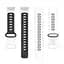 Силиконовый ремешок Primolux Sport для фитнес браслета Fitbit Charge 5/Charge 6 White Black/размер М - миниатюра 5