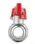 Кран кульовий Thermo Alliance Forte 1/2" ЗЗ прямий, PN40, метелик SF606W15 - мініатюра 3