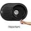Кухонна мийка Lidz 780x500/200 BLM-14 чорний металік (LIDZBLM14780500200) - мініатюра 6