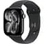 Смарт-годинник Apple Watch Series 11 GPS 46mm Jet Black Aluminum Case with Black Sport Band S/M (MEUW4) [145286] - мініатюра 1