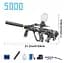 Бластер Automatic Splatter Gun Gel Ball 5000 шт. с гель шариками орбиз - миниатюра 4