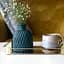 Ваза декоративна МВМ My Home, 7,5 см, синя (DH-FLOWERS-08 DARK BLUE) - мініатюра 4