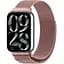 Ремінець DK CDK для Xiaomi Mi Smart Band 9 Pro Metal Milanese Loop Magnetic (017123) (pink rose) - мініатюра 2
