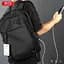 Рюкзак для ноутбука XO 17" CB02 black (CB02-17.black) - миниатюра 5