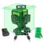 Лазерний нівелір 3D UFT Laser Level green 12 ліній (Bls0057) - мініатюра 3