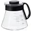 Заварник для пуровера Hario V60 02, прозрачный (XVD-60B) - миниатюра 1