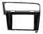 Перехідна рамка Volkswagen Golf VII Carav 22-469 - мініатюра 1