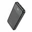 Зовнішній акумулятор Power bank HOCO J102 Cool figure 20 W 10000 Mah + QC03 батарея заряджання Чорний - мініатюра 1