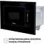 Встраиваемая микроволновая печь Perfelli BM 205 GLB - миниатюра 7
