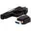 USB флеш накопитель ColorWay Pistol 32 GB 3.0 Black (CW-USBPL32) - миниатюра 2