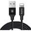 Кабель Baseus Yiven USB to Lightning 0.25m Black (CALYW-PD01) - миниатюра 1