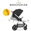Прогулочная коляска Hauck Uptown Melange Black, черная (14827-3) - миниатюра 6