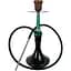 Кальян Totem Hookah Monolit Optima Emerald Green Craft Black - мініатюра 1