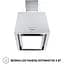 Витяжка Perfelli CSE 4685 I 1000 LED - мініатюра 6