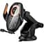 Тримач Hoco whale 3-axis linkage wireless fast charging car holder HW34 center console 15W - мініатюра 1