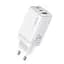 Зарядное устройство 3 порта Usams US-CC180 triple GaN 1 A + 2C 65 W 5A белое - миниатюра 1