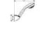 Душовий гарнітур Hansgrohe Crometta 85 1jet/ Porter’C 27577000, Хром - мініатюра 2