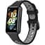 Ремінець DK для Huawei Band 7 Silicone Sport Band Nike (black / grey) - мініатюра 2