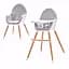 Стульчик для кормления KinderKraft Fini Grey - миниатюра 2