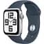 Смарт-годинник Apple Watch SE 2 GPS 40mm Silver Aluminium Case with Storm Blue Sport Band S/M [MRE13] [95083] - мініатюра 1