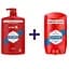 Набір Old Spice Whitewater: гель для душу та шампунь 3в1, 1 л + твердий дезодорант 50 мл - мініатюра 1