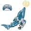 Лодка на радиоуправлении SHT 3738AD Dolphin 2.4G Blue / White - миниатюра 2