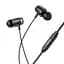 Наушники Hoco M88 Graceful universal earphones with mic черные - миниатюра 2